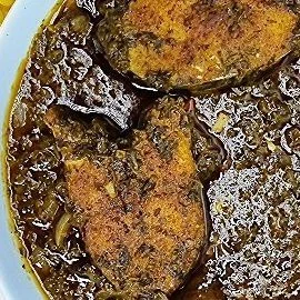 سبزی قلیه ماهی